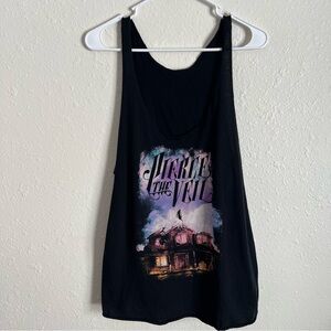 Plus Over Size Pierce The Veil Black Crewneck Band Tank Top 3X
